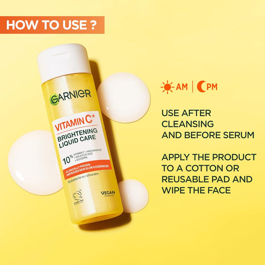 Garnier Vitamin C Brightening Liquid Care Toner - 120ML