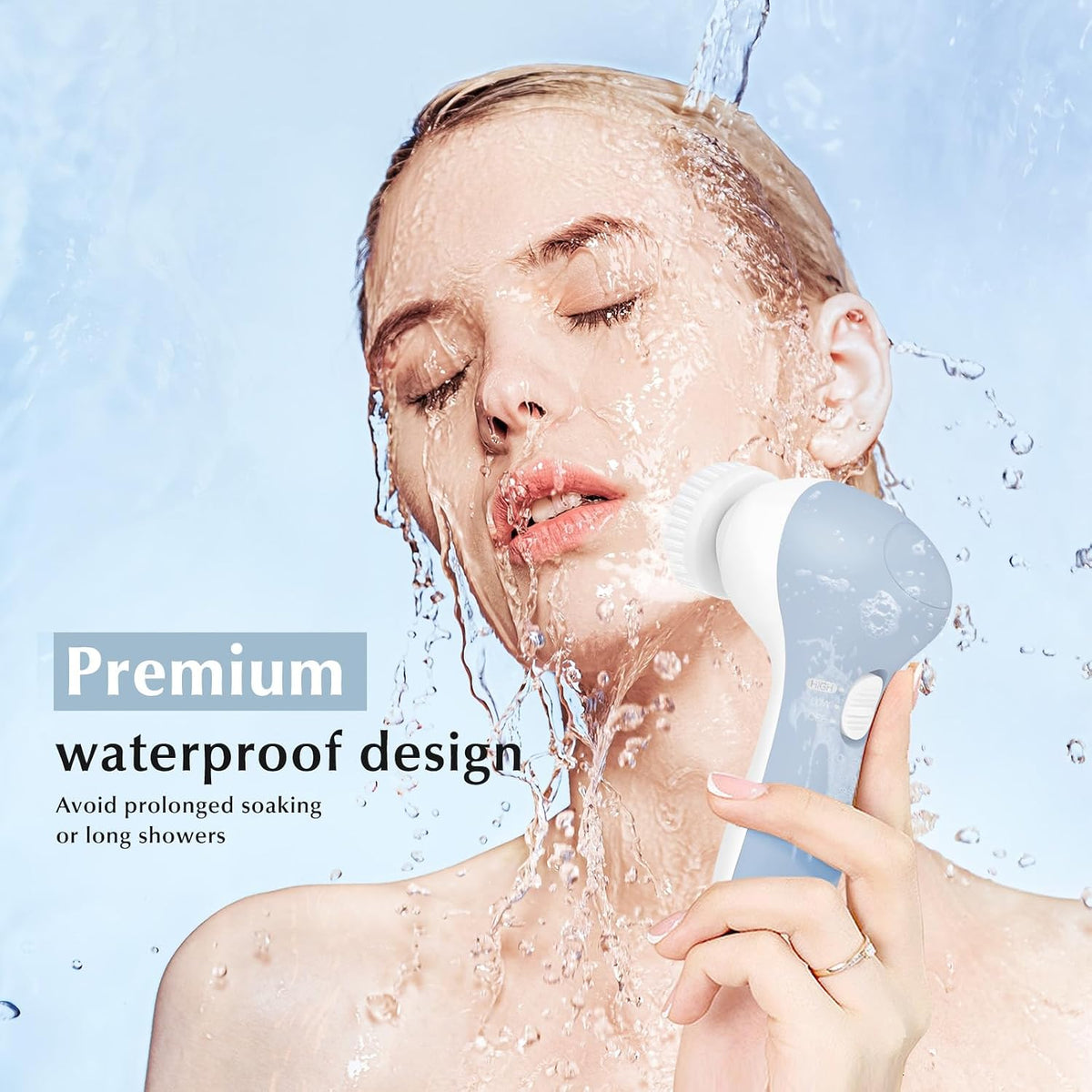 Silicone Sonic Facial Cleansing Brush