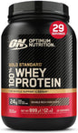 Optimum Nutrition 100% Gold Standard Whey Protein Powder, 24g Protein, Double Rich Chocolate, BCAA, Low-Sugar, Fast-Digesting Isolate for Muscle Gain & Recovery, 899 g, 29 Servings