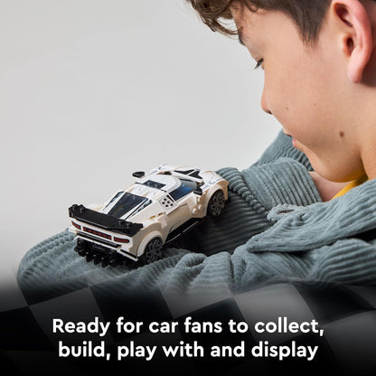 LEGO Speed Champions Bugatti Centodieci Hyper Sports Car Toy - Car Model Kit with a Driver Minifigure - Birthday Gift for 9+ Year Old Boys - 77240