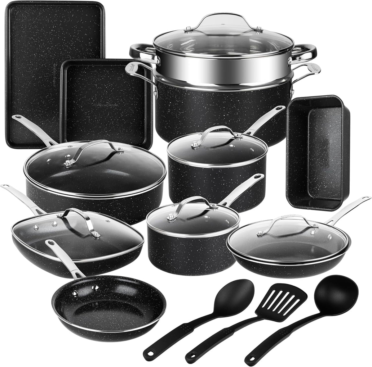 10-Piece Ceramic Non-Stick Cookware Set