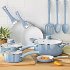 10-Piece Ceramic Non-Stick Cookware Set