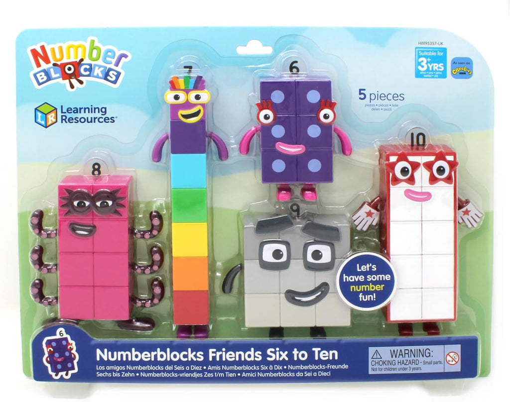 Numberblocks Friends 6–10 Collectible Figures