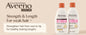 Aveeno Hair Strength + Length Shampoo, Scalp Soothing, For Healthy-Looking Lengths from Root to Tip, Colloidal Oat, Plant Protein Blend, 300ml