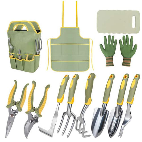 9-Piece Garden Tool Set with Storage Bag