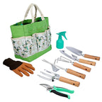 9-Piece Garden Tool Set with Storage Bag