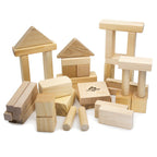 Classic Wooden Building Blocks Set (100 pcs)